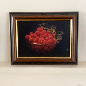 Framed Raspberry Artwork